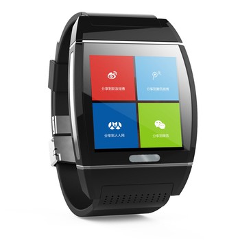 映趣 inWatch安卓智能手/腕表 手表手机可打电话充电接wifi触屏 黑色